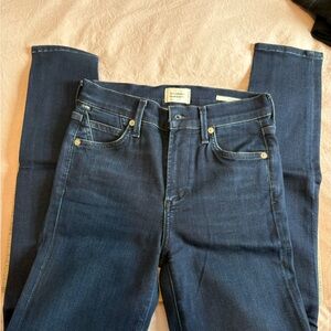 Citizens Of Humanity Deep Blue Ankle Jeans